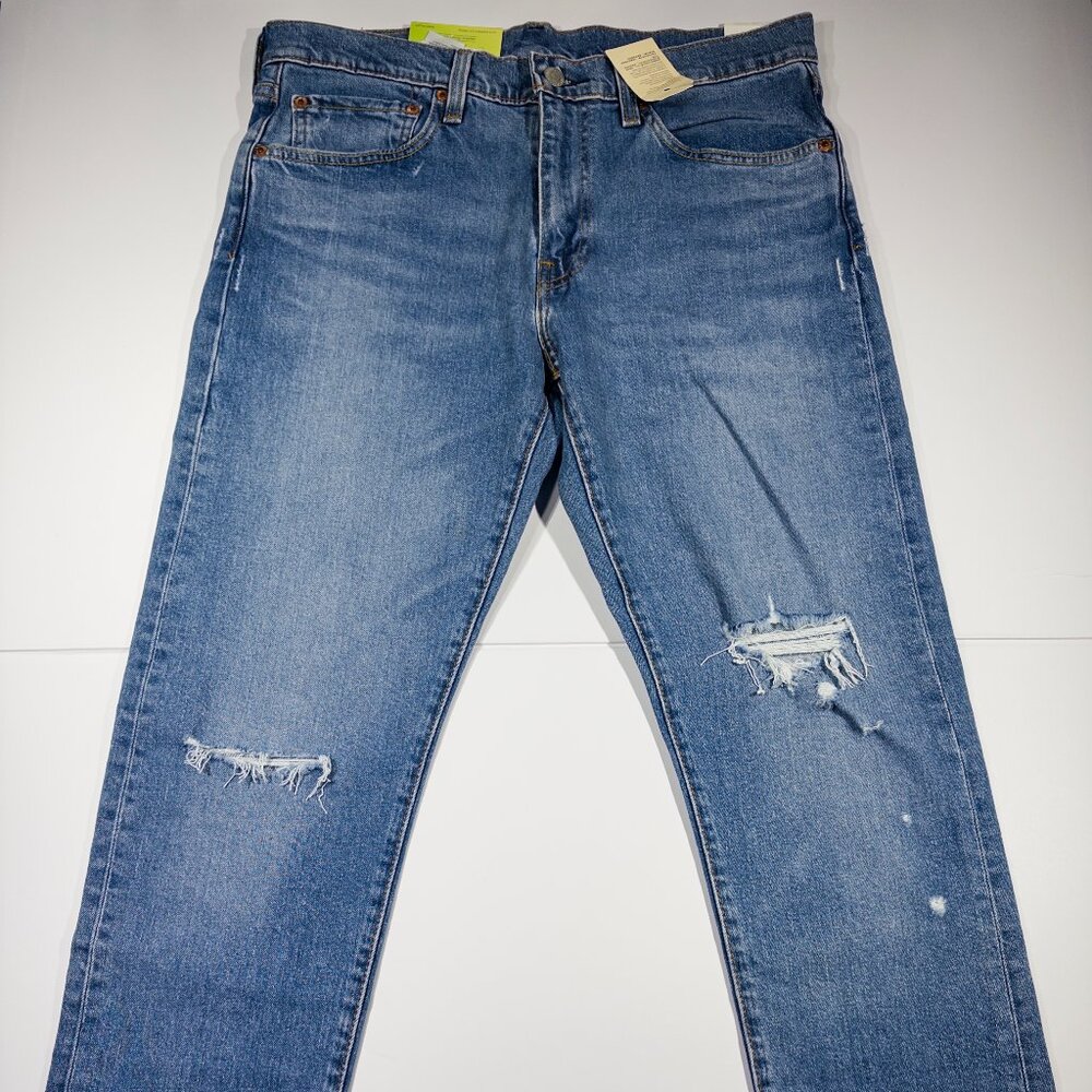*NWT* Levi's 512 Men's Jeans 32x32 Blue Slim Taper Fit Denim - Picture 3 of 12